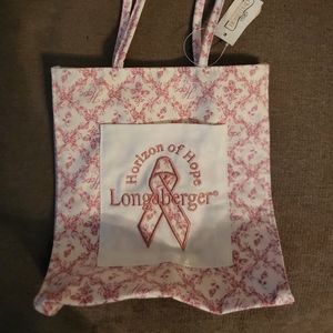 Longaberger cotton gift bag